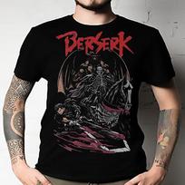 Berserk T-Shirt, Japanese Anime Shirt, Anime Manga Shirt, Trendy Anime Unisex S įvairiaspalvis