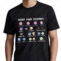 Biology Microbiology Shirt Virus Gene Enzyme Gift Humor Funny Unisex & Youth T-shirt High Quality Cotton Casual Tees Camisetas S įvairiaspalvis