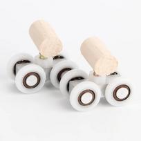 2Pcs Parrot Trick Tabletop Mini Roller Ice Skates for Small Medium Parrots Bird Intelligence Training Puzzle Toys