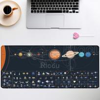 Mouse Pad XXL Anime Gamer Mousepad Laptop Universe Space Solar System HD print PC Gaming offices Accessories Keyboard Desk Mat 300x800x2mm