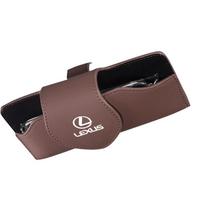 kyvc4 Car Glasses Storage Box Sun Visor Hanging Organizing Bag For Lexus F SPORT LBX NX RX 350h 450h ES UX 300e GS GX IS LS LX CT LC ruda