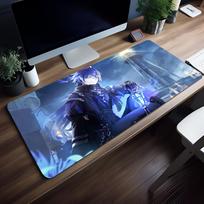 Genshin Impact Flins Cool Mouse Pad Nonslip Thickened Large Writing Lockedge Office Student Gaming Cushion MousePad SBD400x800x2mm