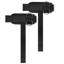 Double D-Ring Weightlifting Wrist Straps Deadlift Wrist Bands Anti-Slip Pull-Up Grip Belt