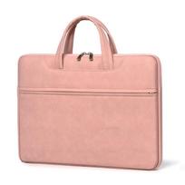 2026 Minimalist Handbag Laptop Case 13 14 15.6 inches Suitable for MacBook Air Asus Accessories Women's and Men's Briefcase 13in rožinė
