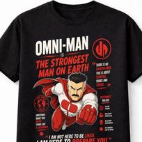 Omni Unisex Invincible Comic Superhero Graphic TShirt Unisex TShirt S