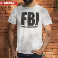 FBI Moteris Boob Tikrintojas Juokingi Marškinėliai Spausdinti 100% Medvilnė Vyriški Moteriški Marškinėliai Viršus M
