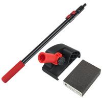 Aluminum Telescopic Pole Putty Polisher Wall Surface Grinding Tool  Wall Surface Grinding 123cm juoda