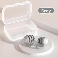 Ear Plugs Sleeping Noise Cancelling Reusable Silicone Work Sound Block Earplugs Summer Waterproof Swimming Ear Plug With Box pilka spalva