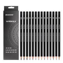 Smooth Writing Graphite Pencil HB 2H 4H B 2B 3B Drawing Pencil Sketch Pencil Set  Art Supplies 14Pcs