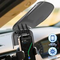 Motorcycle Phone Mount Sun Visor, Rainproof Sun Shade Hat, Adjustable Universal Riding Gear juoda