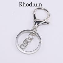 5pcs/Lot Key Ring 30mm Keychain 70mm Lobster Clasp Key Snap Hooks Keyrings DIY Jewelry Making Finding DIY Key Chains Accessories