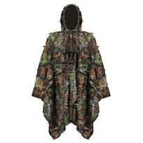 3D Leafy Bionic Camouflage Ghillie Suit - Breathable, Comfortable Clothing for Photography and Bird Watching. One Size