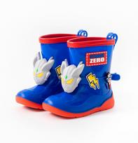 Ultraman Zero Kids' Elastic Waterproof Rain Boots - Non-Slip, Easy Snap-on 200 (Inner Length 20cm)