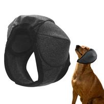 Earmuffs For Dogs Memory Foam Protector Dog Ear Protection For Noise For Small Large Breeds Bathing Swimming Resting Bathroom black