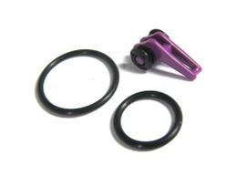 Fuji EHKM-PU Reguliuojamas plastikinis meškerykočio kabliuko laikiklis Violetinis (5296)