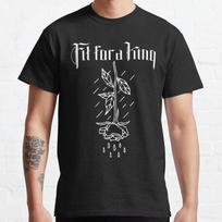 NEW Limited Fit for a King 6 Classic Unisex T-shirt Tops Tee S -5XL black 2XL