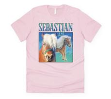 Lil Sebastian homage marškinėliai Funny Parks and Rec šou Retro 90-ųjų Recreation M