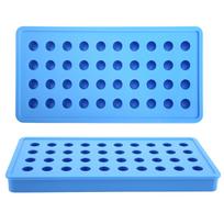 40 Holes Silicone Ice Ball Maker Mold Ice Cubes Tray Mould for Party Bar AccessoriesSky Blue mėlyna