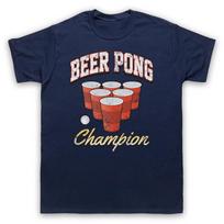 Beer Pong Champion Classic Drinking Game Funny Comedy Mens And Womens T-Shirt XL