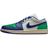 Air Jordan 1 Low GS Rare Air Sail Stadium Green Sneakers 553560-147 38.5