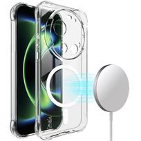 For Xiaomi 17 Ultra 5G By Leica Phone Case IMAK Shock-resistant Soft Magnetic Case Xiaomi 17 Ultra 5G balta
