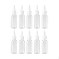 10 Pieces Dispensing Bottles Liquid Dropper Paint Sample Packing PET Construction Leakproof 100ML