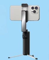Mini Selfie Stick With Stand Travel Portable 360 Rotating Tripod Phone Holder Live Broadcast Stable Concert Vlog I10 juoda