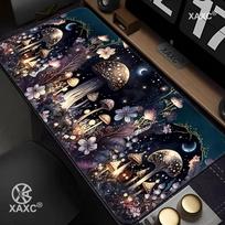 Desk Mat Mouse Pad Large Gaming Desk Pad HYBXXC Mystical Green Plant Computer Laptop Keyboard Desktop Protector Mat Office 400x800x2mm