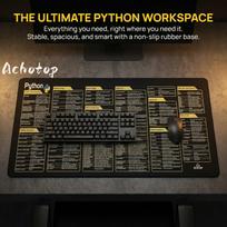 Python Desk Mat Shorcutkey Commands Mouse Pad Rubber Large XXXL Xcm Gaming Rug Mousepads 800x300x2mm