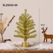 26-Inch Rotating Electric Music Box Christmas Tree with Luminous Electroplated Colors - Mini Patent Holiday Gift
