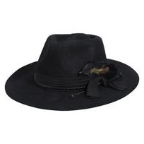 Wool Fedoras Hat with Skull Head Top Design Dark Series Headwear For Halloween Party Various Theme Occasion Gathering