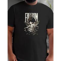 Yamamoto Graphic Tshirt Graphic Tshirt - Black Crew Neck ... S įvairiaspalvis