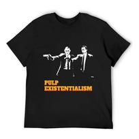 Camiseta De Jean-paul Sartre De Albert Camus, Sobredimension S įvairiaspalvis