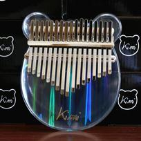 KIMI Little Bear 17-Key Transparent Acrylic Kalimba KIMI