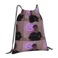 Yung Hurn Phone Case School Bag Big Capacity Backpack Laptop Yung Hurn Fashion New York Pattern London Paris France Band OneSize