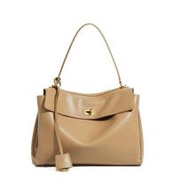 New Rodeobag Crossbody Leather Tote Bag Women's Bag Large Capacity Premium Underarm Bag 28-9-20cm chaki