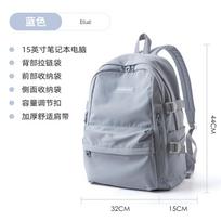 Black Backpack For Men, Waterproof High School Bookbag, Lightweight Travel Daypack, Classic Basic College Backpack, Fit 15.6inch