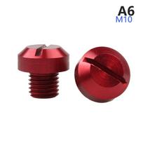 2Pcs Anti-Rust Motorcycle CNC Aluminum M10 x 1.25 Rear view Mirror Hole Plugs Screws Rearview Mirror Holder