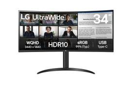 Lg 34  Led Curved Monitor 3440X1440 Wqhd 100Hz Va Hdmi Displayport Amd Freesync