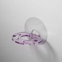 Nuimamas dantų šepetėlio laikiklis Skaidrus skustuvo organizatorius Vaikų dantų šepetėlių laikymo lentyna Vonios įrankiai (Purple,1pc) violetinė