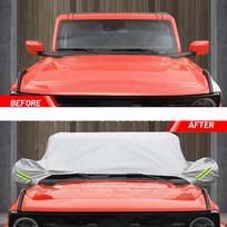 Car Cab Covers for Jeep Wrangler JK JL Hardtop 2/4 Doors 2007-2025 Outdoor Waterproof 210D Oxford Half Protector Cover 2Doors sidabras