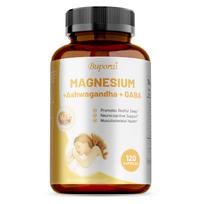 Buporai Magnesium Complex Dietary Supplement, Contains Ashwagandha, Chamomile, GABA, Daily Nutritional Supplement 120*1