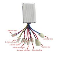 36V 800W Elektrinio dviračio bešepetėlis valdiklis