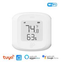 Tuya Smart WiFi/Zigbee Temperature Humidity Sensor LCD Smart Life Thermometer Works With Alexa Google Home Tuya Smart Zigbee 3.0