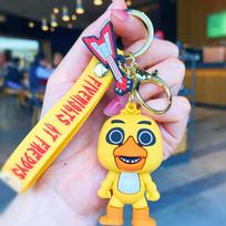 FNAF žaidimo raktų pakabukai Anime veiksmo figūrėlės Raktų pakabukai Penki naktys pas Fredį Lėlės raktų pakabukai Automobilio raktų pakabukai Pakabukai Aksesuarai ruda