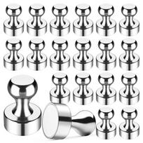 60-2vnt Mini Stiprūs Neodimio Magnetiniai Smeigtukai Laikymo Kabliukai Namų Virtuvės Šaldytuvas Baltos Lentos Siurbtukas Metalinis Smeigtukas Sieninis Laikiklis 2PCS
