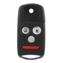 3+1 mygtukų automobilio beraktė nuotolinio valdymo pultelis apverčiamas raktų pakabos dėklo dangtelis, tinka Acura TL