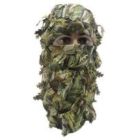 Camouflage Leafy Hat Bird Watching Concealment Headwear Ghillie Camouflage Face Cover For Outdoor Enthusiasts Photographers