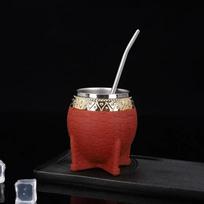 1 vnt. puodeliai puodeliai kavai Nerūdijančio plieno dvigubos sienelės puodelis 200 ml izoliuotas termosas Yerba Mate arbatai kavai alui gėrimo puodelis dvigubas 180ml