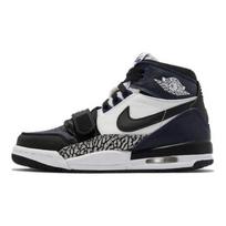 Jordan Legacy 312 aukštakulniai krepšinio batai juodi/mėlyni/balti unisex GS sintetinė oda DO7442-401 35.5